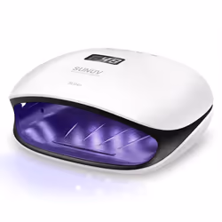 SUNUV LED Nail Lamp, SUN4 48W Professional Nail Lampe UV Nail Dryer for Gel Polish Builder with Sensor 4 Timer LCD Display an ...