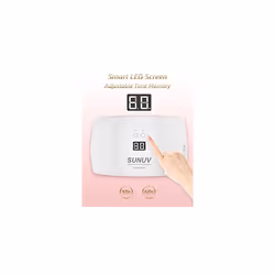 UV LED Gel Nail Lamp, SUNUV 36W UV lamps for Gel Nails Manicure Pedicure Sensor 30s/60s Timer LCD Screen
