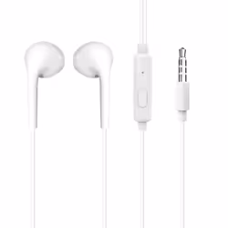 DUDAO Sluchawki douszne sluchawki mini jack X10S, Wired, Calls/Music/Sport/Everyday, 20 - 20000 Hz, Headphones, White