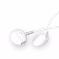 DUDAO Sluchawki douszne sluchawki mini jack X10S Headphones Wired In-ear Calls/Music/Sport/Everyday White