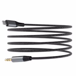 DUDAO audio cable Lightning - mini jack 3.5mm 1m gray L11PRO - Kabel - Audio/Multimedia Grey