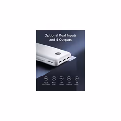 30000mAh Power Bank with Led Display, 20W Fast Charging PD18W QC 3.0 USB C Battery Pack Portable Charger with 4 Outputs