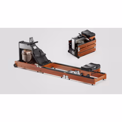 Kingsmith RMWR1F SA Rowing Machine, Water, 120 kg, Ash wood, Foam, Metal, Plastic, V-belt, Calories, Distance, Speed, Time, R ...
