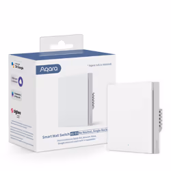 Aqara WS-EUK01, Buttons, Wireless, White, Polycarbonate (PC), Blue, ZigBee, Stand-by, Status