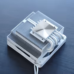 Jonsbo HX6200D Processor Air cooler 12 cm White 1 pc(s) - Additional view 4