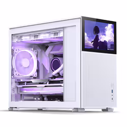 Jonsbo D31 MESH, Midi Tower, PC, White, DTX, ITX, micro ATX, Steel, Gaming