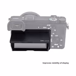 JJC LCD Hood for Sony Alpha A6600 A6500 A6400 A6300 A6100 A6000 Mirrorless Digital Camera