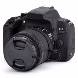 JJC 2-Pack 58mm Front Lens Cap Cover for Canon EOS Rebel T7 T6 T5 T100 4000D T8i T7i T6s T6i T5i T4i T3i T2i T1i SL3 SL2 SL1 XSi XTi with EF