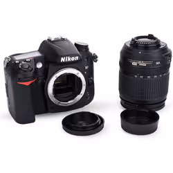 JJC Body Cap + Rear Lens Cap Set for Nikon F Mount DSLR Cameras & Nikon F Mount Lens System (2 Sets)