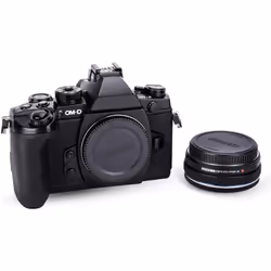 JJC Body Cap + Rear Lens Cap Set for Micro Four Thirds System i.e Olympus, Panasonic M4/3 Mirrorless Cameras and Lens (2 Sets)
