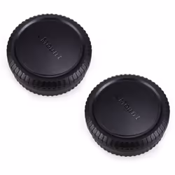 JJC Body Cap + Rear Lens Cap Set for Fujifilm X Mirrorless Interchangeable-lens Cameras & Fujifilm X Mount Lens System (2 Set ...