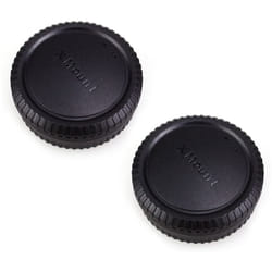 JJC Body Cap + Rear Lens Cap Set for Fujifilm X Mirrorless Interchangeable-lens Cameras & Fujifilm X Mount Lens System (2 Sets)
