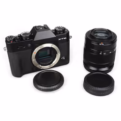 JJC Body Cap + Rear Lens Cap Set for Fujifilm X Mirrorless Interchangeable-lens Cameras & Fujifilm X Mount Lens System (2 Sets)