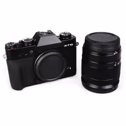 JJC Body Cap + Rear Lens Cap Set for Fujifilm X Mirrorless Interchangeable-lens Cameras & Fujifilm X Mount Lens System (2 Sets)
