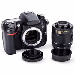 JJC Body Cap and Rear Lens Cap Set for Nikon F Mount DSLR Cameras and F Mount Lens System (2 Sets)