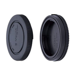JJC Body Cap + Rear Lens Cap Set for Sony E Mount Mirrorless Interchangeable-lens Cameras & Sony E Mount Lens System (1 Set)
