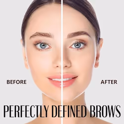Eyebrow Stamp Kit Waterproof - Eye Brow Stencil Kits for women with Dual-Color Eyebrow Powder Stamp, 24 Shaping Guide Templates Dark Brown