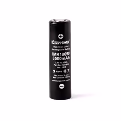 ALLNET IMR18650, Rechargeable battery, 3.7 V, 2 pc(s), 3500 mAh, Black, Silver, RoHS