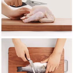 Xiaomi Huohou Scissors Stainless Steel Kitchen Sharp Sets Non-slip Tool Kit Fruits Meat Scissors Pruning Scissor