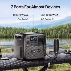 BLUETTI Elite 200 V2 Portable Power Station 2073.6Wh for Off-grid, RV - Additional view 5