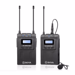 BOYA BY-WM8 Pro-K1, Conference microphone, Omnidirectional, Wired, 3.5 mm (1/8"), 100 m, Black