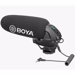 BOYA BY-BM3030, Digital camera microphone, -38 dB, 40 - 20000 Hz, Supercardioid, Condenser, Wired