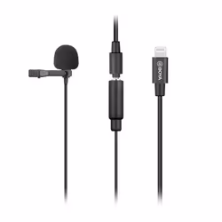 BOYA BY-M2, Lavalier/Lapel microphone, -40 dB, 50 - 20000 Hz, 24 bit, 48 kHz, Omnidirectional