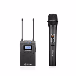 BOYA BY-WM8 Pro-K3, Radio microphone, 100 m, Wireless, Black, Battery, AA