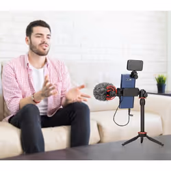 BOYA BY-VG350 tripod Smartphone/Action camera 3 leg(s) Black, Red