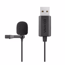 BOYA BY-LM40, Lavalier/Lapel microphone, -38 dB, 100 - 10000 Hz, 24 bit, 48 kHz, 65 dB