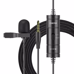 BOYA BY-M1S, Lavalier/Lapel microphone, 30 dB, 50 - 20000 Hz, 78 dB, Omnidirectional, Condenser