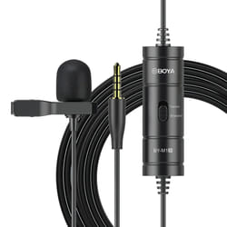 BOYA BY-M1S microphone Black Lavalier/Lapel microphone