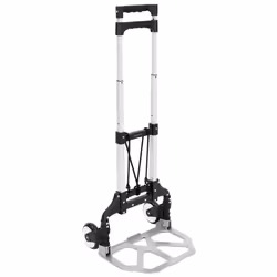 Mount-It! Folding Hand Truck and Personal Dolly Aluminum Luggage Cart