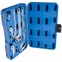 6Pcs Adjustable Hook And Pin Wrench Spanner Tool With C Spanner  35mm - 120mm