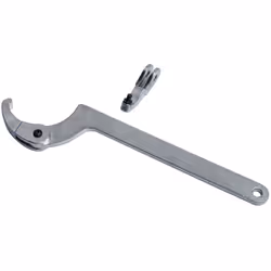 6Pcs Adjustable Hook And Pin Wrench Spanner Tool With C Spanner  35mm - 120mm