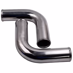 3" Inch 76mm Aluminum Universal Intercooler Turbo Piping Pipe Kit + Blue Hose