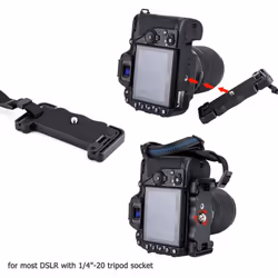 JJC Hand Strap Wrist Strap Grip with U Type Plate for DSLR Camera Canon Nikon Olympus Sony Panasonic Pentax