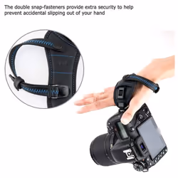 JJC Hand Strap Wrist Strap Grip with U Type Plate for DSLR Camera Canon Nikon Olympus Sony Panasonic Pentax