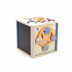 PolarB 8-in-1 Activity Cube motor skills toy