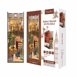 Tonecheer 3D Wooden Puzzle DIY Book Nook Kit (Baker Street), 141 pc(s), Other, 14 yr(s)