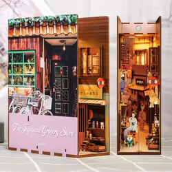 Tonecheer 3D Wooden Puzzle DIY Book Nook Kit (The Japanese Grocery Store)