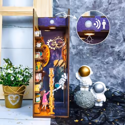 Tonecheer 3D Wooden Puzzle DIY Book Nook Kit (Interstellar)