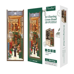 Tonecheer 3D Wooden Puzzle DIY Book Nook Kit (84 Charing Cross Road)