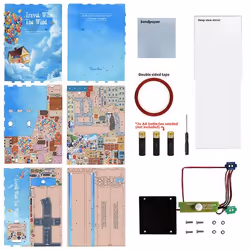 Tonecheer 3D Wooden Puzzle DIY Book Nook Kit (The Wind)