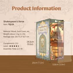 Tonecheer Shakespeare's Verse 3D puzzle 184 pc(s) Story