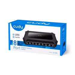 Cudy GS108D network switch Gigabit Ethernet (10/100/1000) Black - Additional view 6