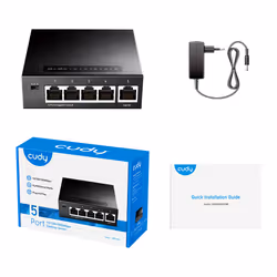 Cudy GS105 network switch Gigabit Ethernet (10/100/1000) Black - Additional view 4