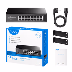 Cudy GS1016 network switch Gigabit Ethernet (10/100/1000) Black - Additional view 4