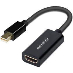 Mini DisplayPort to HDMI Adapter, BENFEI Mini DP(Thunderbolt) to HDMI Adapter Gold-Plated Cord for MacBook Pro, MacBook Air, Mac mini, Microsoft