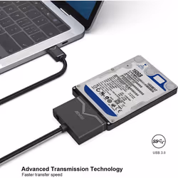 USB 3.0 to SATA Adapter for 2.5"/3.5" HDD/SSD, BENFEI USB 3.0 to SATA III Hard Drive Disk Adapter with 12V/2A Power Adapter